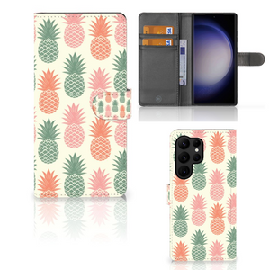 Samsung Galaxy S23 Ultra Book Cover Ananas