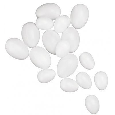 Plastic eieren 4,5 cm 250 stuks