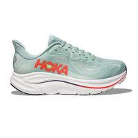 Hoka Clifton 10 hardloopschoenen Sage/Neon Flame WIDE Heren 42 2-3