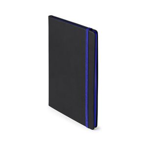 Notitieboekje met blauw elastiek A5 formaat   -