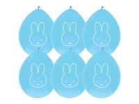 Haza Witbaard Ballonnen nijntje blauw, 6st.