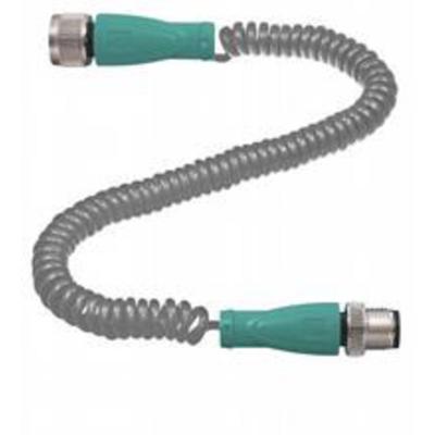 Pepperl+Fuchs 213795 Sensor/actuator connector M12 Aantal polen (sensoren): 4 Stekker, recht, Bus, recht 2.50 m 1 stuk(s)