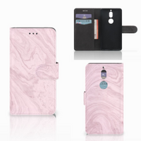 Nokia 7 Bookcase Marble Pink - Origineel Cadeau Vriendin - thumbnail