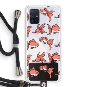 Blub: Samsung Galaxy A71 Transparant Hoesje met koord