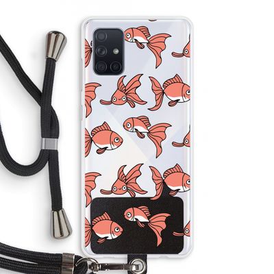 Blub: Samsung Galaxy A71 Transparant Hoesje met koord