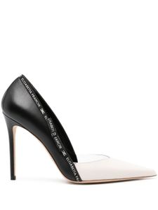 Elisabetta Franchi escarpins à logo brodé 110 mm - Noir