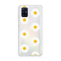 Margrietjes: Galaxy A51 4G Transparant Hoesje