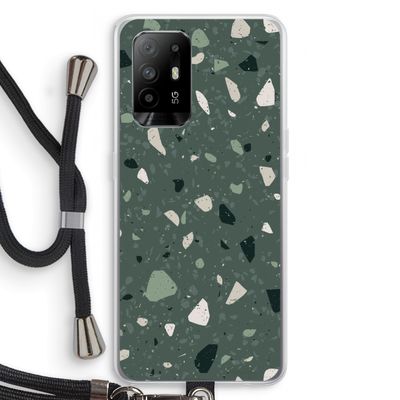 Terrazzo N°19: Oppo A95 5G Transparant Hoesje met koord