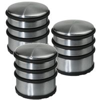 3x Stuks ronde deurstopper 7 x 7,5 cm van metaal