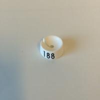 MB wit/zwart 188 voor op kledinghanger
