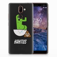 Nokia 7 Plus Telefoonhoesje met Naam Cactus Poo