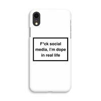 I'm dope: iPhone XR Volledig Geprint Hoesje