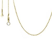 Qoss Ballchain Ketting Nicolien 2 mm 85 cm Goud