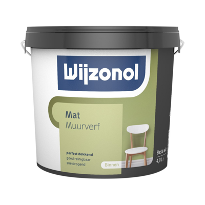 Wijzonol Muurverf Mat - 5ltr