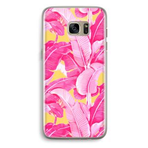 Pink Banana: Samsung Galaxy S7 Edge Transparant Hoesje