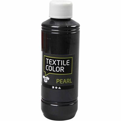 Creativ Company Textielkleur, parelmoer, grijs, 250 ml/ 1 fles