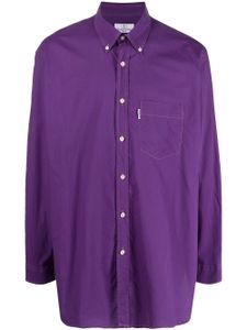 Valentino Garavani Pre-Owned chemise à plis (années 2000) - Violet