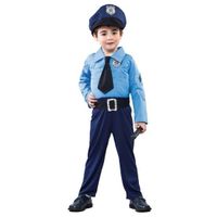 Politie/agent kostuum voor jongens 92-104 (2-4 jaar)  - - thumbnail