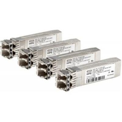 Hewlett Packard Enterprise MSA 10Gb Short Range iSCSI SFP+ 4-pack 10000Mbit/s SFP+ 850nm Multimode n