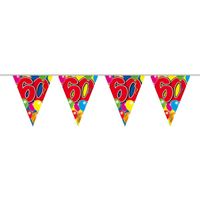 60 jaar ballonnen vlaggenlijn, 10 m