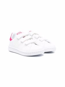 adidas Kids baskets Stan Smith à attache scratch - Blanc