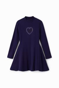 Jurk met hartvormige cut-out - BLUE - 13/14