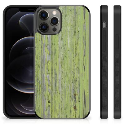 iPhone 12 Pro Max Grip Case Green Wood