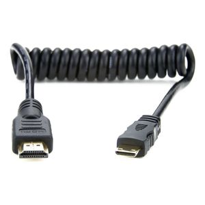 Atomos Full HDMI - Mini HDMI-kabel 30cm 4K60p Coiled