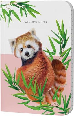 Lola Luxury Notebook A5 - Red Panda