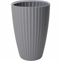 Bloempot Garden ID Fancy Grijs Polyethyleen 40 x 58 cm