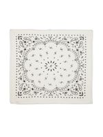 kujten foulard Hachiko à imprimé cachemire - Blanc kujten foulard Hachiko à imprimé cachemire - Blanc