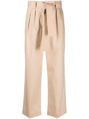 Woolrich pantalon ample à détail de laçage - Tons neutres