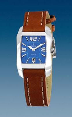 Horlogeband Festina F16137-3 Leder Cognac 16mm