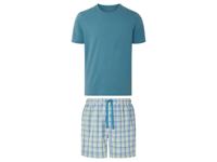 LIVERGY Heren pyjama (Blauw, XXL)