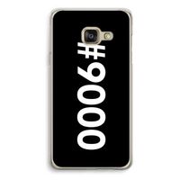 #9000: Samsung A3 (2017) Transparant Hoesje