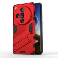 Oppo Find X7 Ultra Armor Series Hybride Hoesje met Standaard - Rood - thumbnail