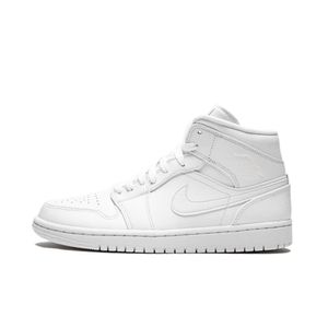 Air Jordan 1 Mid Triple White 2022