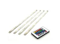 Prolight LED-Strip - Multicolour - 30 cm - Set van 4 - Met Afstandsbediening Prolight LED-Strip - Multicolour - 30 cm - Set van 4 - Met Afstandsbediening