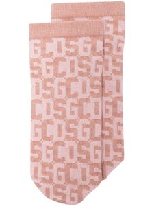 Wolford x GCDS chaussettes à motif monogrammé - Rose