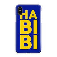 Habibi Blue: iPhone XS Max Volledig Geprint Hoesje