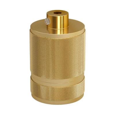Fitting lamp design E27 messing gefreesd design