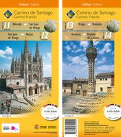Wandelkaart 11-14 Camino Santiago de Compostella Belorado - Boadilla | CNIG - Instituto Geográfico Nacional - thumbnail
