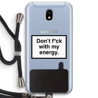 My energy: Samsung Galaxy J5 (2017) Transparant Hoesje met koord