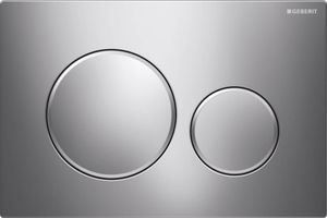 Geberit Sigma 20 bedieningspaneel chroom/mat-chroom voor Sigma reservoirs 8cm (UP720) en 12cm (UP320)