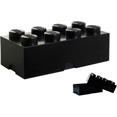Opbergbox Brick 8 zwart (4004)