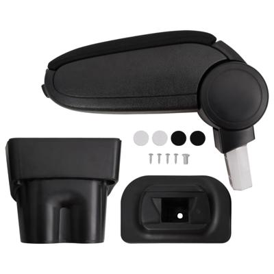 VidaXL Armsteun 17x32x(35,5-52) cm abs zwart