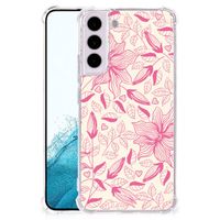 Samsung Galaxy S22 Case Pink Flowers