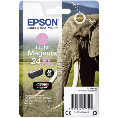 Epson Inktcartridge T2436, 24XL Origineel Foto magenta C13T24364012