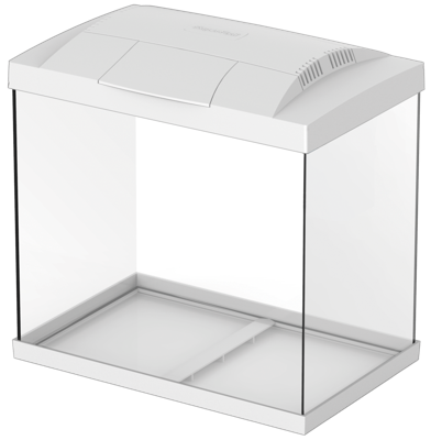 Superfish Start Aqua 20 - Witte Aquarium Tank 20L voor Beginners, Compact & Duurzaam Glas