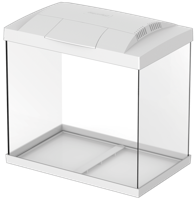 Superfish Start Aqua 20 - Witte Aquarium Tank 20L voor Beginners, Compact & Duurzaam Glas
